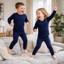 Kit 2 Conjuntos Térmicos Infantil Blusa E Calça Peluciada