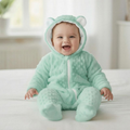 Macacão Ursinho Bebê – Soft Peludinho com Zíper