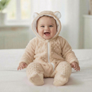 Macacão Ursinho Bebê – Soft Peludinho com Zíper