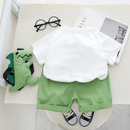 Summer Baby Suit Crianças Meninos Meninas Desenho Animado Calças Sem Mangas 2Pcs/Set Toddler Casual Clothing Infant Kids Tracksuits 0-5 Anos