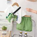 Conjunto Infantil Verão Cartoon Comfort em Algodão