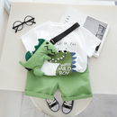 Summer Baby Suit Crianças Meninos Meninas Desenho Animado Calças Sem Mangas 2Pcs/Set Toddler Casual Clothing Infant Kids Tracksuits 0-5 Anos