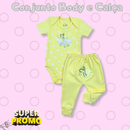 Seu Bebê Merece! Conjunto Body + Calça Bordada – Super Fofinho