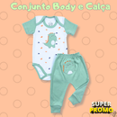 Seu Bebê Merece! Conjunto Body + Calça Bordada – Super Fofinho