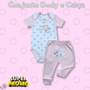 Seu Bebê Merece! Conjunto Body + Calça Bordada – Super Fofinho