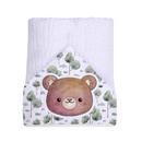Toalha de Banho com Capuz para Bebê 100% Algodão – Dupla Camada Super Macia e Absorvente