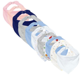 Kit Babador Bandana Impermeável Premium para Bebê – 100% Algodão (3, 6 ou 10 unidades)